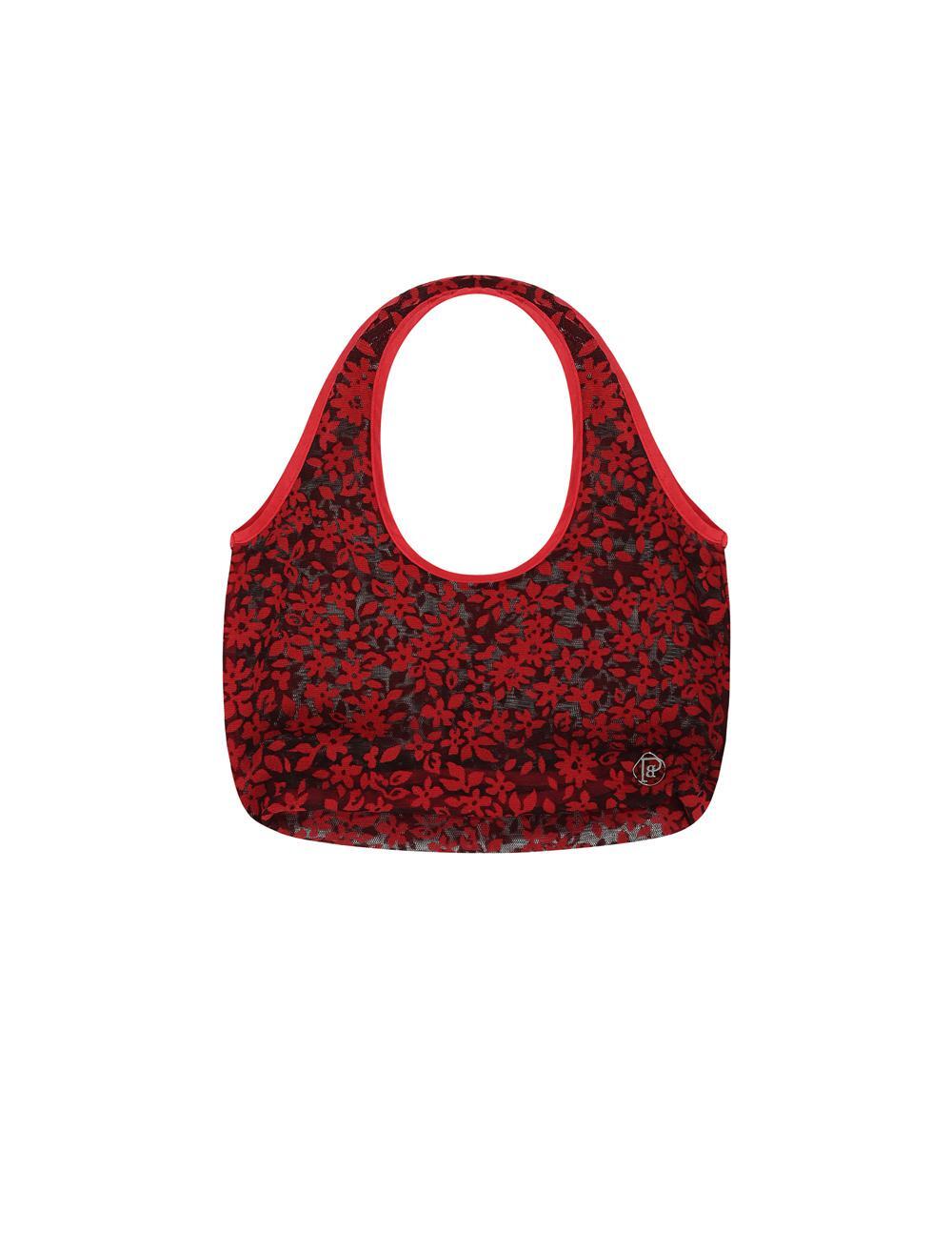 FLOWER MESH BAG [RED]